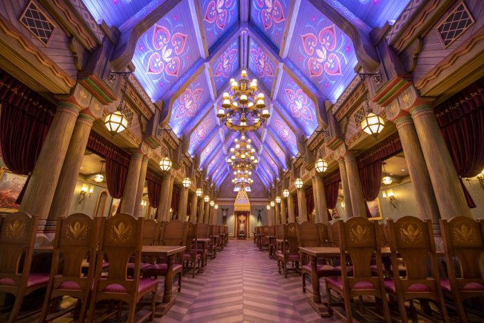 FIRST LOOK INSIDE Disney’s NEW Frozen Restaurant: Royal Banquet of ...