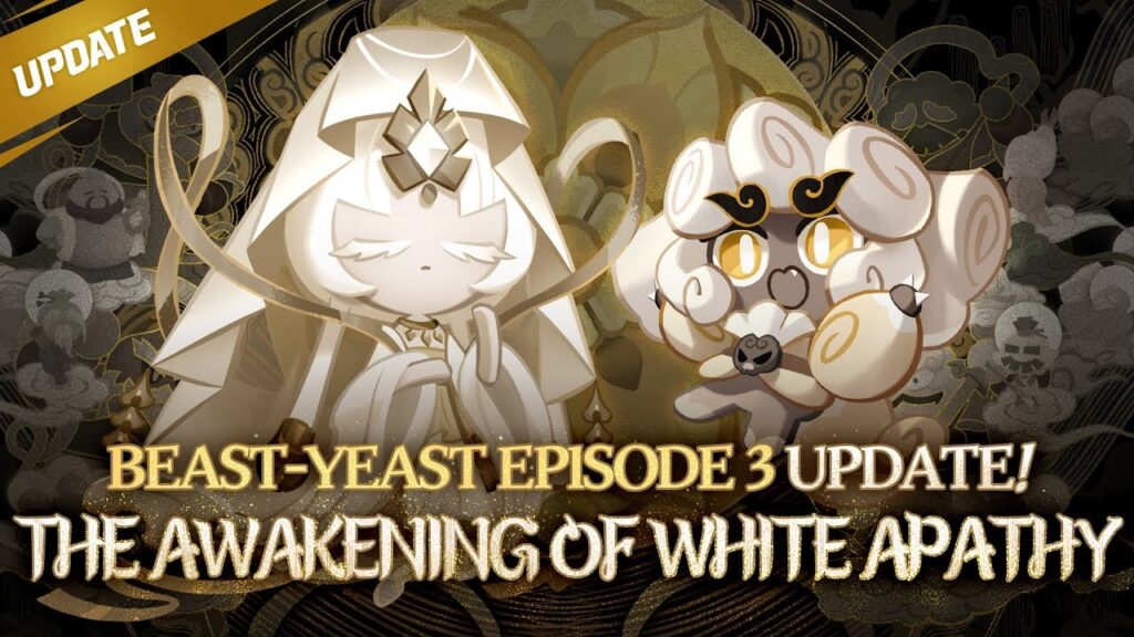 featured image for our news on CookieRun: Kingdom Episode 3. It features the new cookies, Cloud Haetae and Mystic Flour.