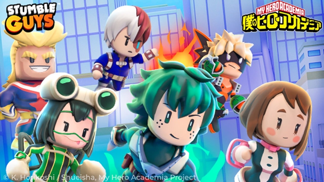 Stumble With Deku And Other Quirks In Stumble Guys x My Hero Academia